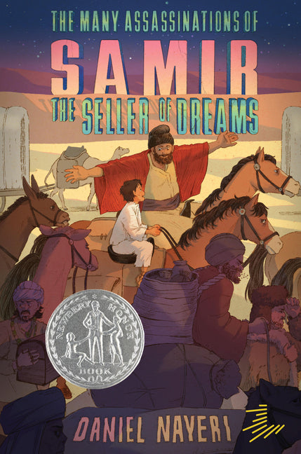 Book cover for Many Assassinations of Samir, the Seller of Dreams: Newbery Honor Award Winner