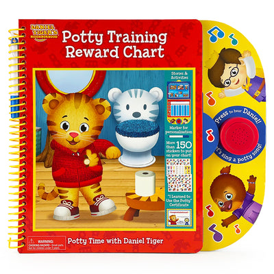 Book cover for Daniel Tiger Potty Training Reward Chart