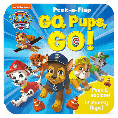 Book cover for Paw Patrol Go, Pups, Go!