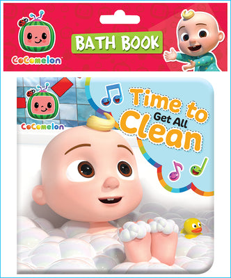 Book cover for Cocomelon Bath Book Time to Get All Clean