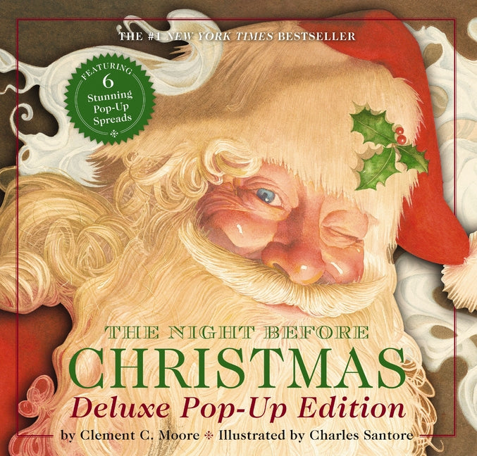 Book cover for Night Before Christmas Press and Play Storybook: The Classic Edition Hardcover Book Narrated by Jeff Bridges