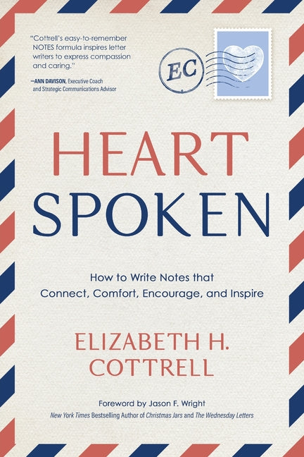Book cover for Heartspoken: How to Write Notes that Connect, Comfort, Encourage, and Inspire