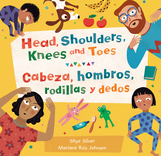 Book cover for Head, Shoulders, Knees and Toes (Bilingual Spanish & English) (Bilingual)