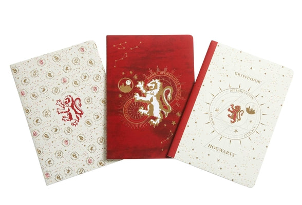 Book cover for Harry Potter: Gryffindor Constellation Sewn Notebook Collection (Set of 3)