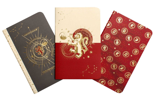 Book cover for Harry Potter: Gryffindor Constellation Sewn Pocket Notebook Collection