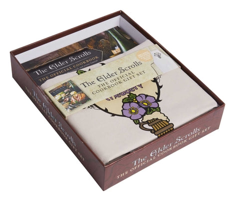 Book cover for The Elder Scrolls(r) the Official Cookbook Gift Set: (The Official Cookbook, Based on Bethesda Game Studios' Rpg, Perfect Gift for Gamers) [With Apron