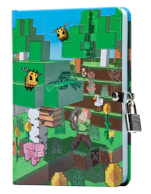 Book cover for Minecraft: Mobs Glow-In-The-Dark Lock & Key Diary