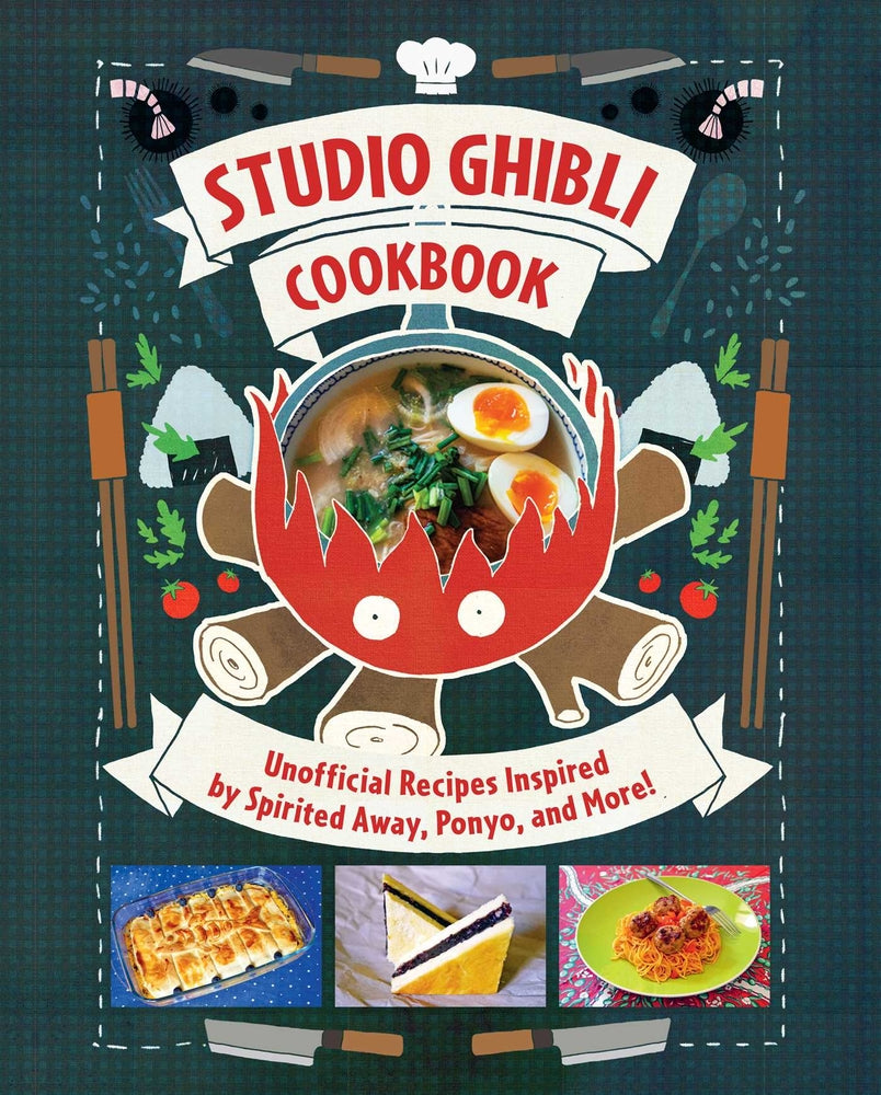 Book cover for Studio Ghibli Cookbook: Unofficial Recipes Inspired by Spirited Away, Ponyo, and More!