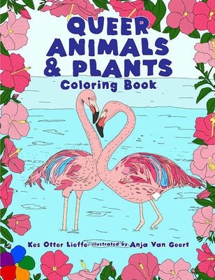 Book cover for Queer Animals & Plants Coloring Book