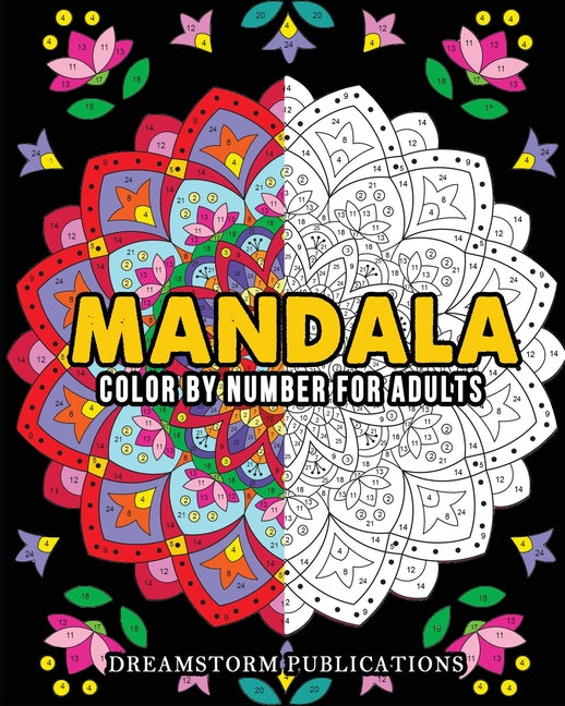 Book cover for Mandala Color by Number for Adults