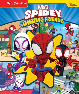 Book cover for Disney Junior Marvel Spidey and His Amazing Friends: First Look and Find