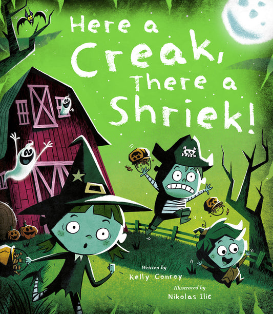 Book cover for Here a Creak, There a Shriek!
