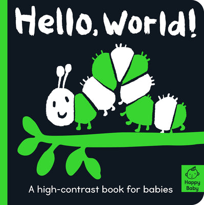 Book cover for Hello World!: A High-Contrast Book for Babies
