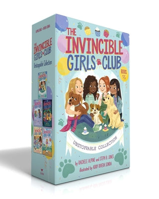 Book cover for The Invincible Girls Club Unstoppable Collection (Boxed Set): Home Sweet Forever Home; Art with Heart; Back to Nature; Quilting a Legacy; Recess All-S