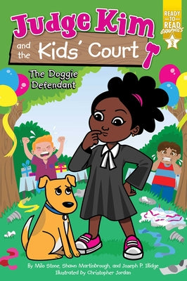 Book cover for The Doggie Defendant: Ready-To-Read Graphics Level 3