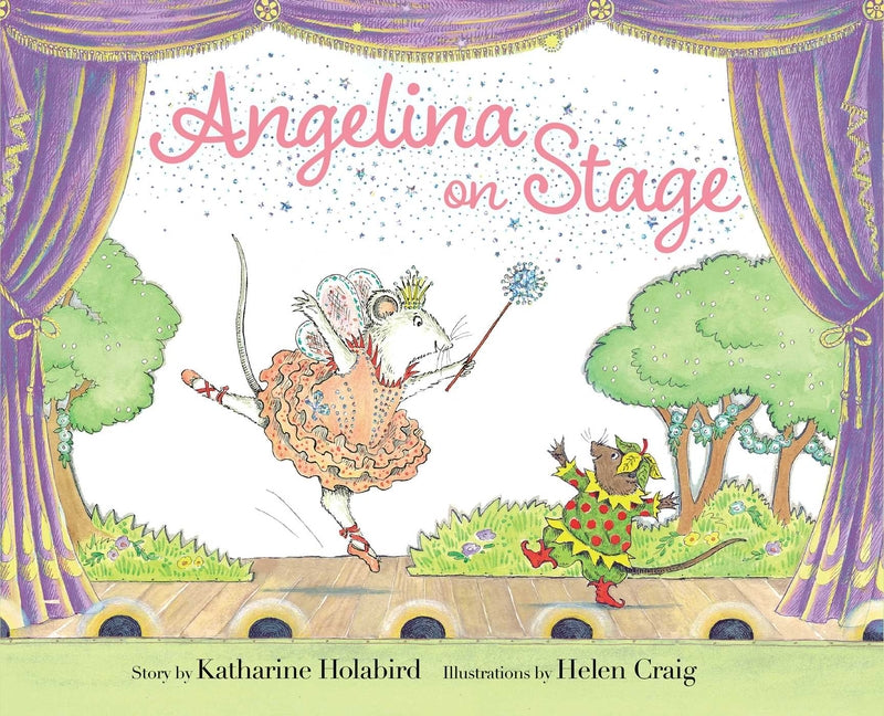 Book cover for Angelina on Stage