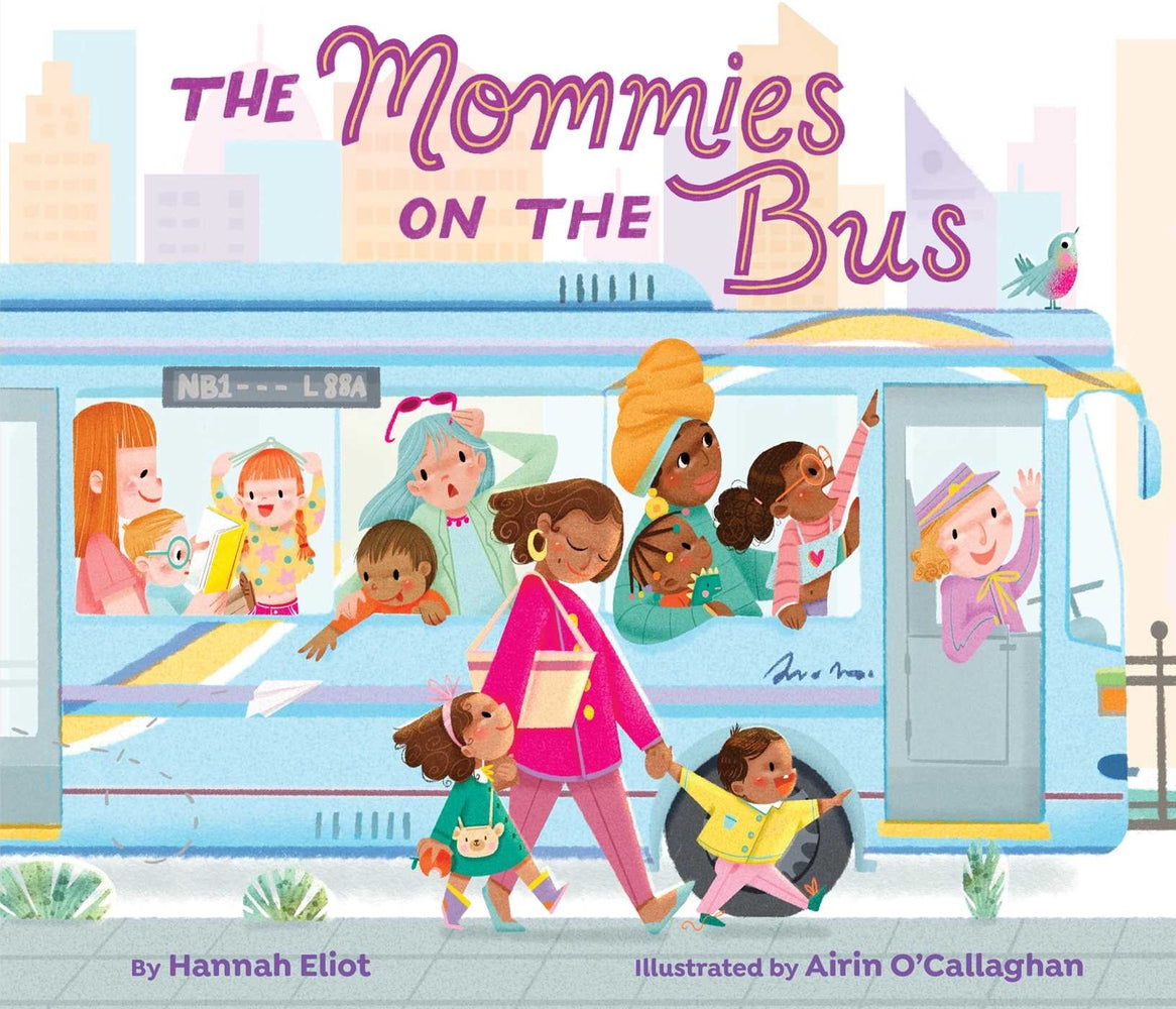 Book cover for The Mommies on the Bus