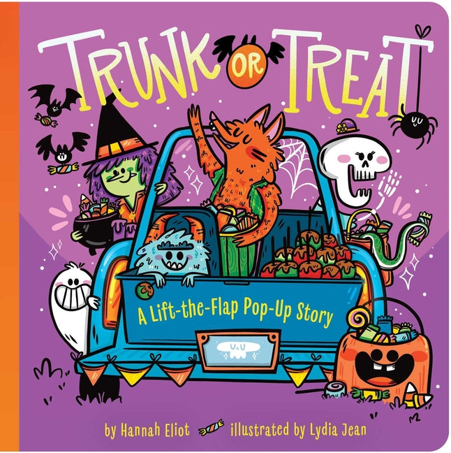 Book cover for Trunk or Treat: A Lift-The-Flap Pop-Up Story