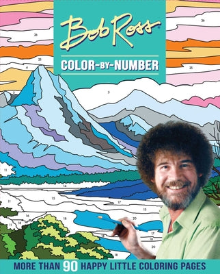 Book cover for Bob Ross Color-By-Number