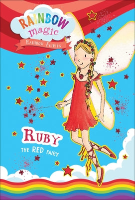 Book cover for Rainbow Magic Rainbow Fairies Book #1: Ruby the Red Fairy