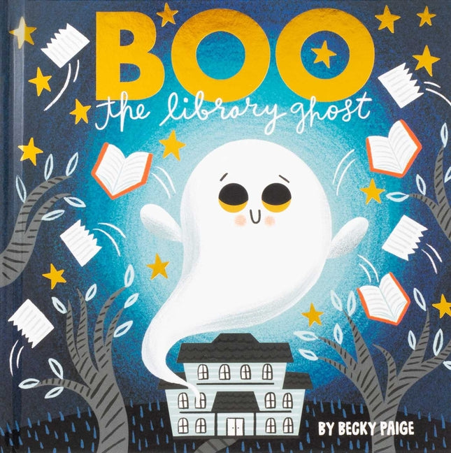 Book cover for Boo the Library Ghost