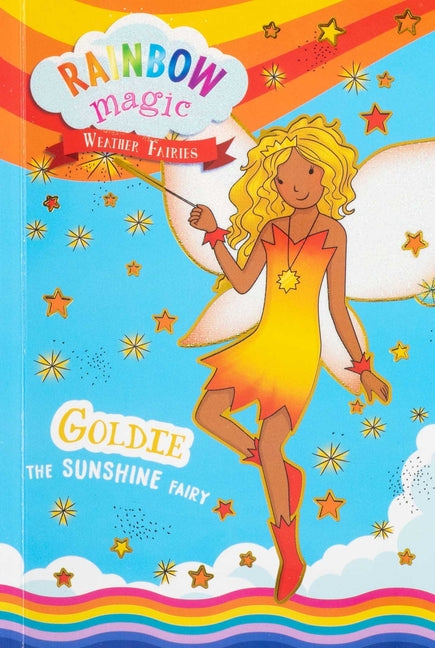 Book cover for Rainbow Magic Weather Fairies #4: Goldie the Sunshine Fairy
