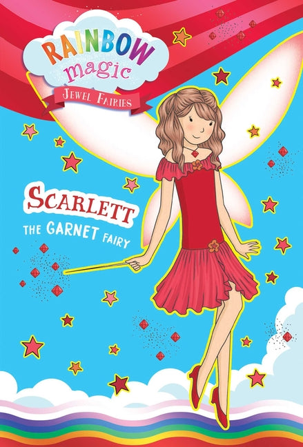 Book cover for Rainbow Magic Jewel Fairies #2: Scarlett the Garnet Fairy