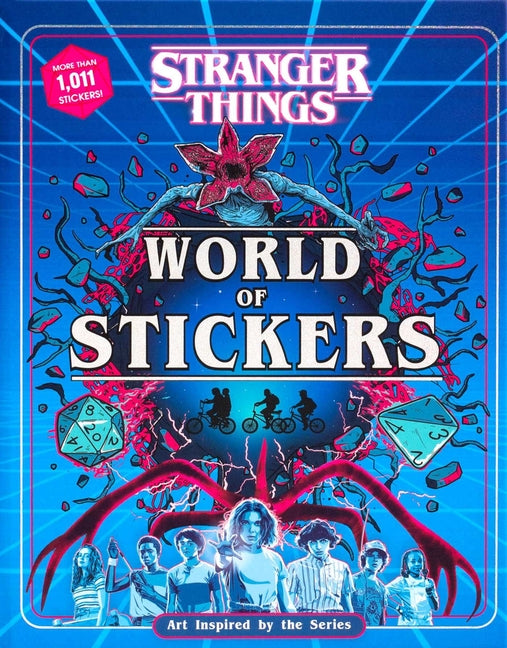 Book cover for Stranger Things World of Stickers: Art Inspired by the Series
