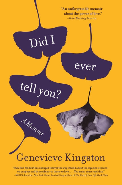 Book cover for Did I Ever Tell You?: A Memoir