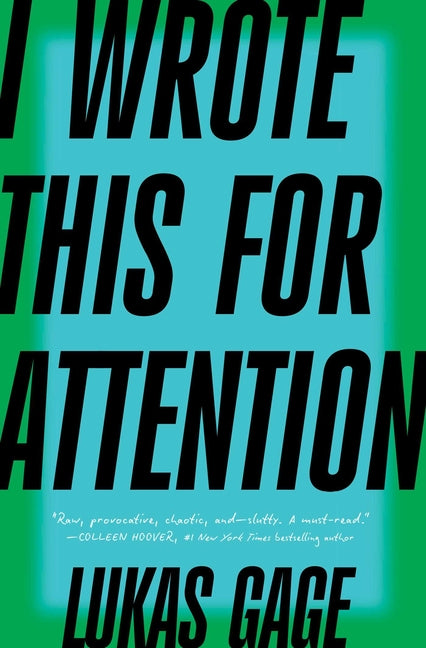 Book cover for I Wrote This for Attention