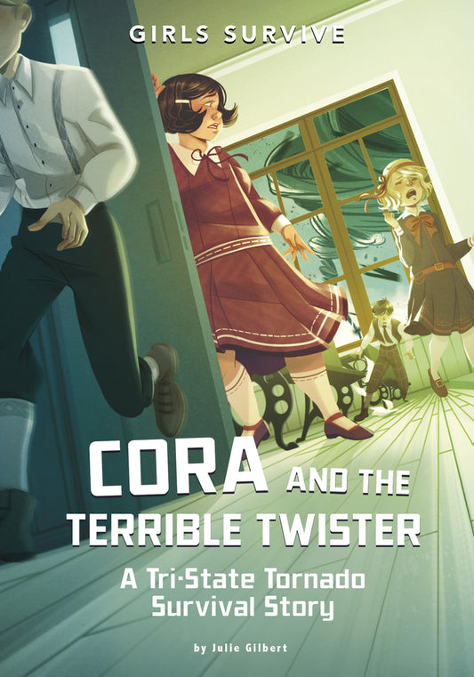 Book cover for Cora and the Terrible Twister: A Tri-State Tornado Survival Story