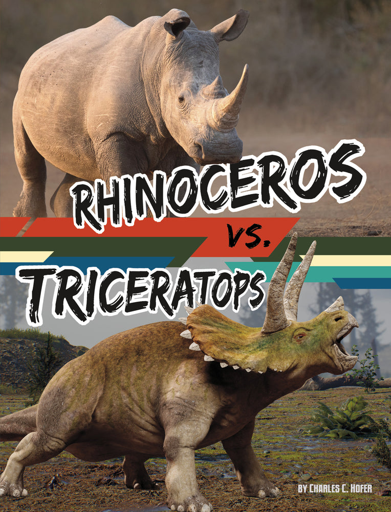 Book cover for Rhinoceros vs. Triceratops