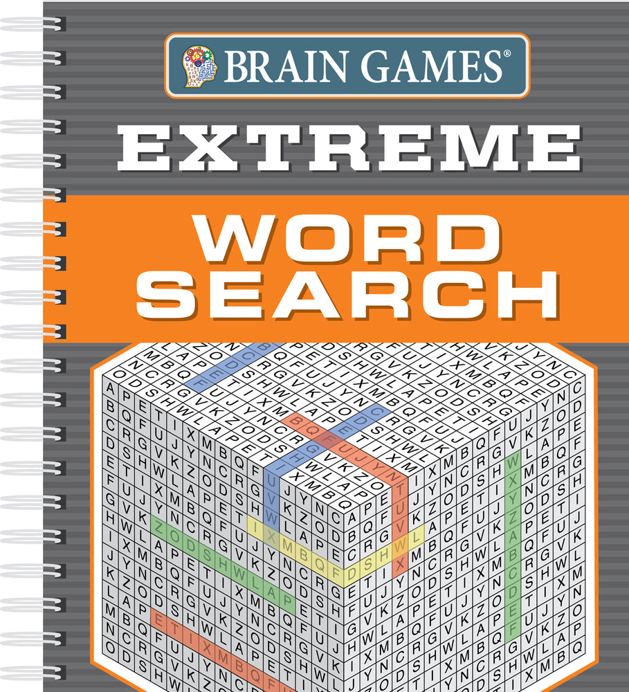 Book cover for Brain Games - Extreme Word Search (256 Pages)