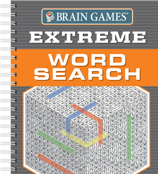 Book cover for Brain Games - Extreme Word Search (256 Pages)