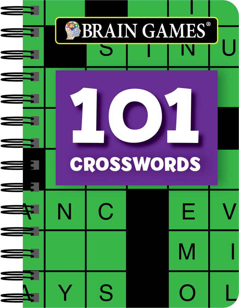 Book cover for Brain Games - To Go - 101 Crosswords