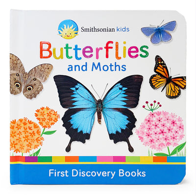 Book cover for Smithsonian Kids Butterflies and Moths: First Discovery Books