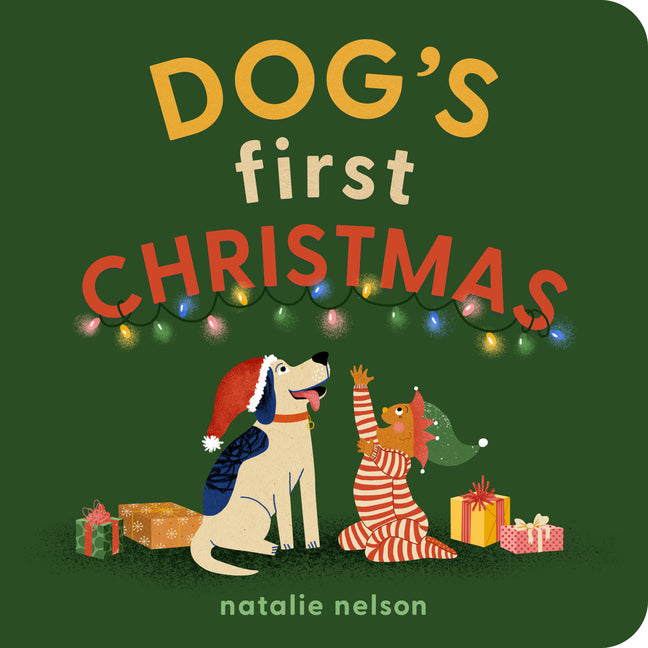 Book cover for Dog's First Christmas: A Board Book