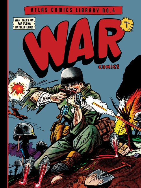 Book cover for Atlas Comics Library No. 4: War Comics Vol. 1