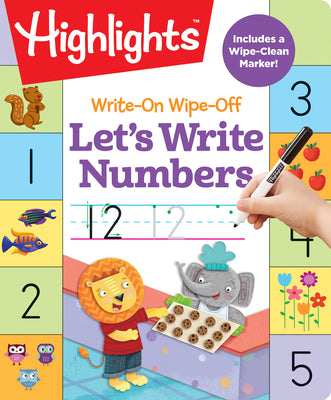 Book cover for Write-On Wipe-Off Let's Write Numbers