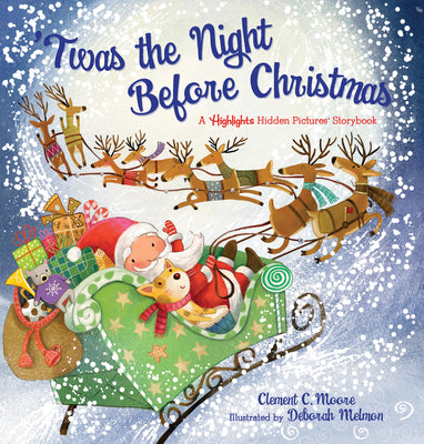 Book cover for 'Twas the Night Before Christmas: A Highlights Hidden Pictures(r) Storybook