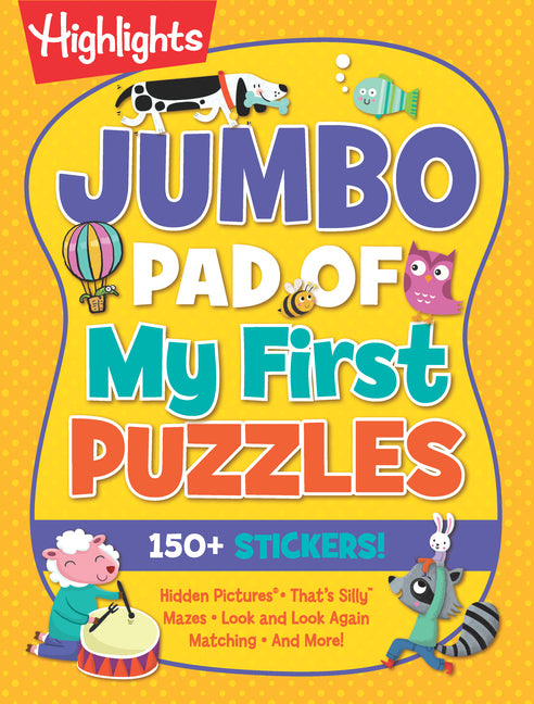 Book cover for Jumbo Pad of My First Puzzles