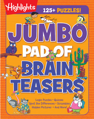 Book cover for Jumbo Pad of Brain Teasers