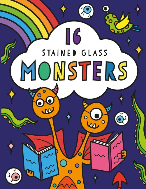 Book cover for Stained Glass Coloring Monsters