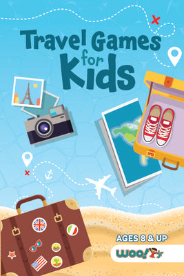 Book cover for Travel Games for Kids: Over 100 Activities Perfect for Traveling with Kids (Ages 5-12)