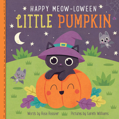 Book cover for Happy Meow-Loween Little Pumpkin