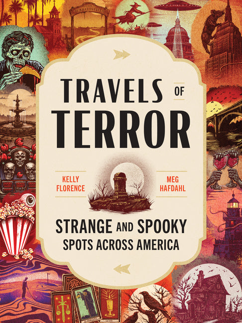 Book cover for Travels of Terror: Strange and Spooky Spots Across America
