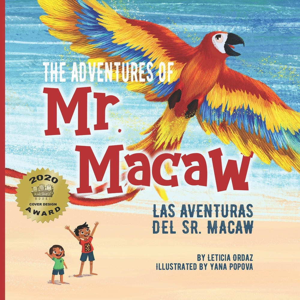 Book cover for The Adventures of Mr. Macaw, Las Aventuras del Sr. Macaw