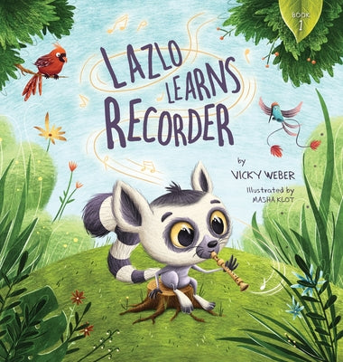 Book cover for Lazlo Learns Recorder