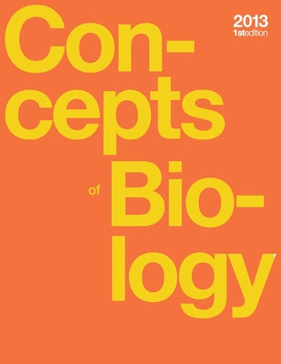 Book cover for Concepts of Biology (paperback, b&w)
