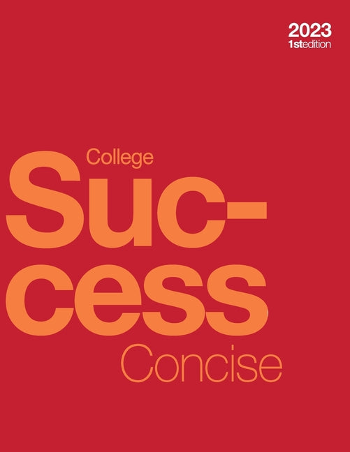 Book cover for College Success Concise (paperback, b&w)